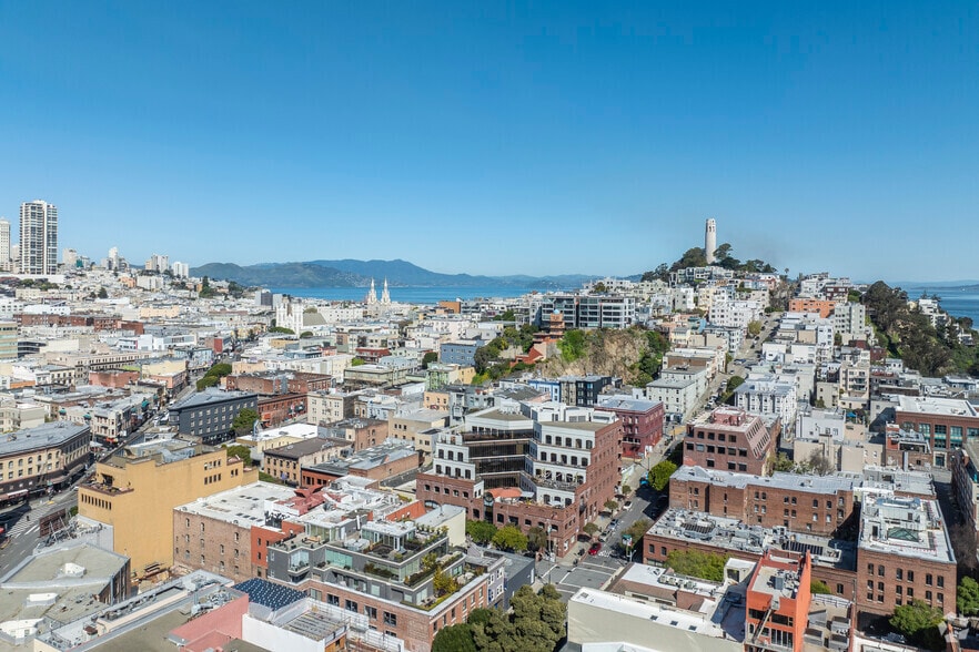 536 Pacific Ave, San Francisco, CA for lease - Aerial - Image 3 of 5