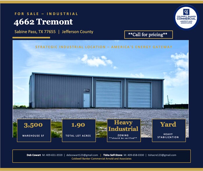 4662 Tremont St, Sabine Pass, TX for sale - Primary Photo - Image 1 of 5