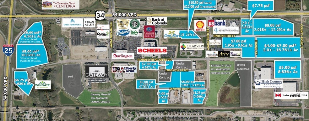 TBD Ronald Reagan Blvd, Johnstown, CO à vendre - Plan de site - Image 1 de 1