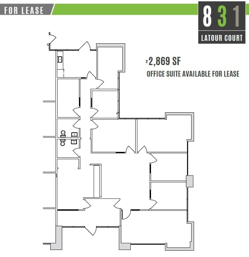 831 Latour Ct, Napa, CA à louer Plan d’étage- Image 1 de 1