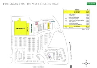 308-400 Rollins Rd, Round Lake Beach, IL for lease Site Plan- Image 1 of 1