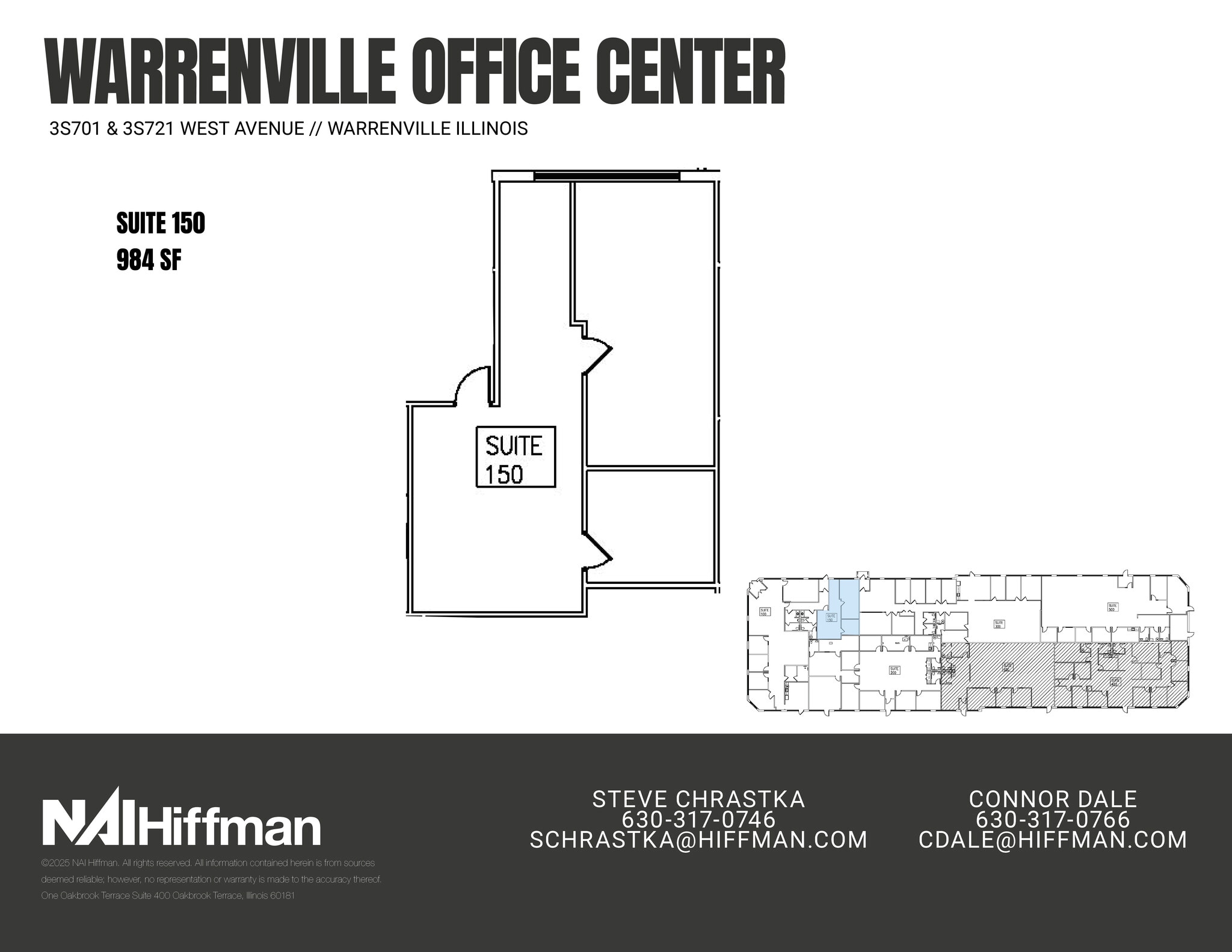 3S721 West Ave, Warrenville, IL for lease Interior Photo- Image 1 of 1
