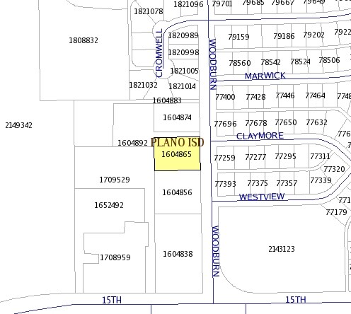 3713 W 15th St, Plano, TX à louer - Plan cadastral - Image 2 de 6