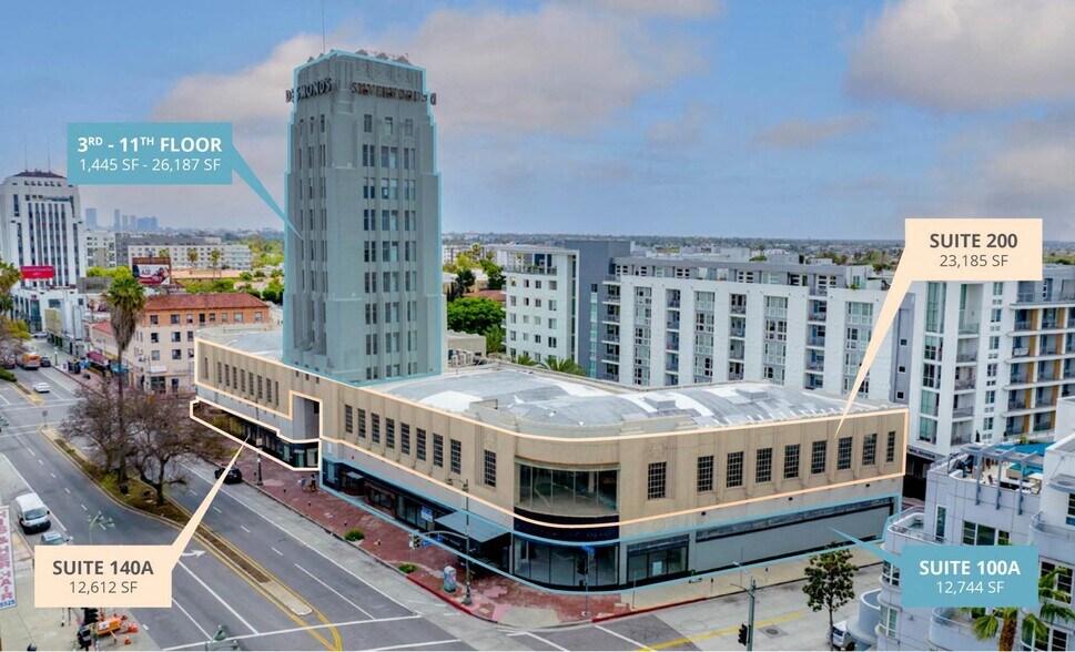 5500-5528 Wilshire Blvd, Los Angeles, CA à louer - Photo du bâtiment - Image 3 de 36