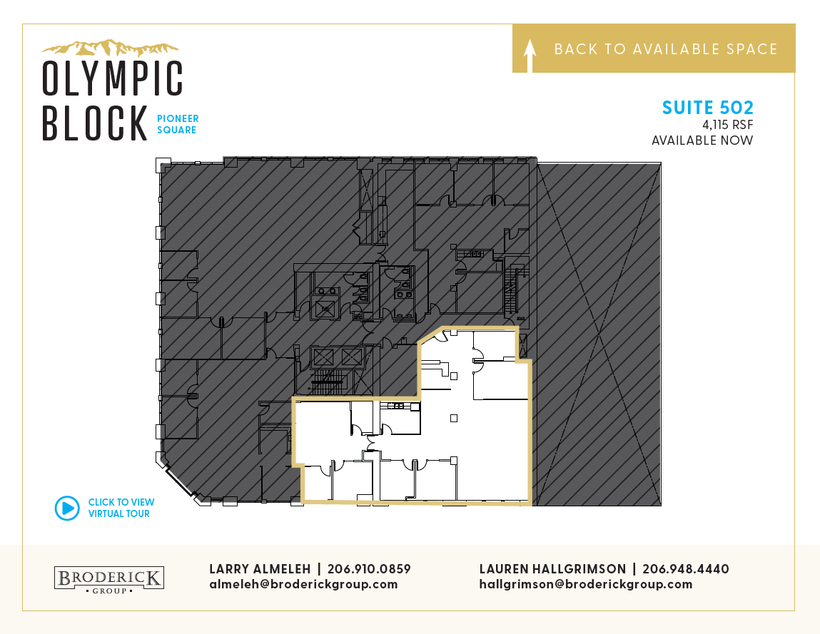101 Yesler Way, Seattle, WA for lease Floor Plan- Image 1 of 1