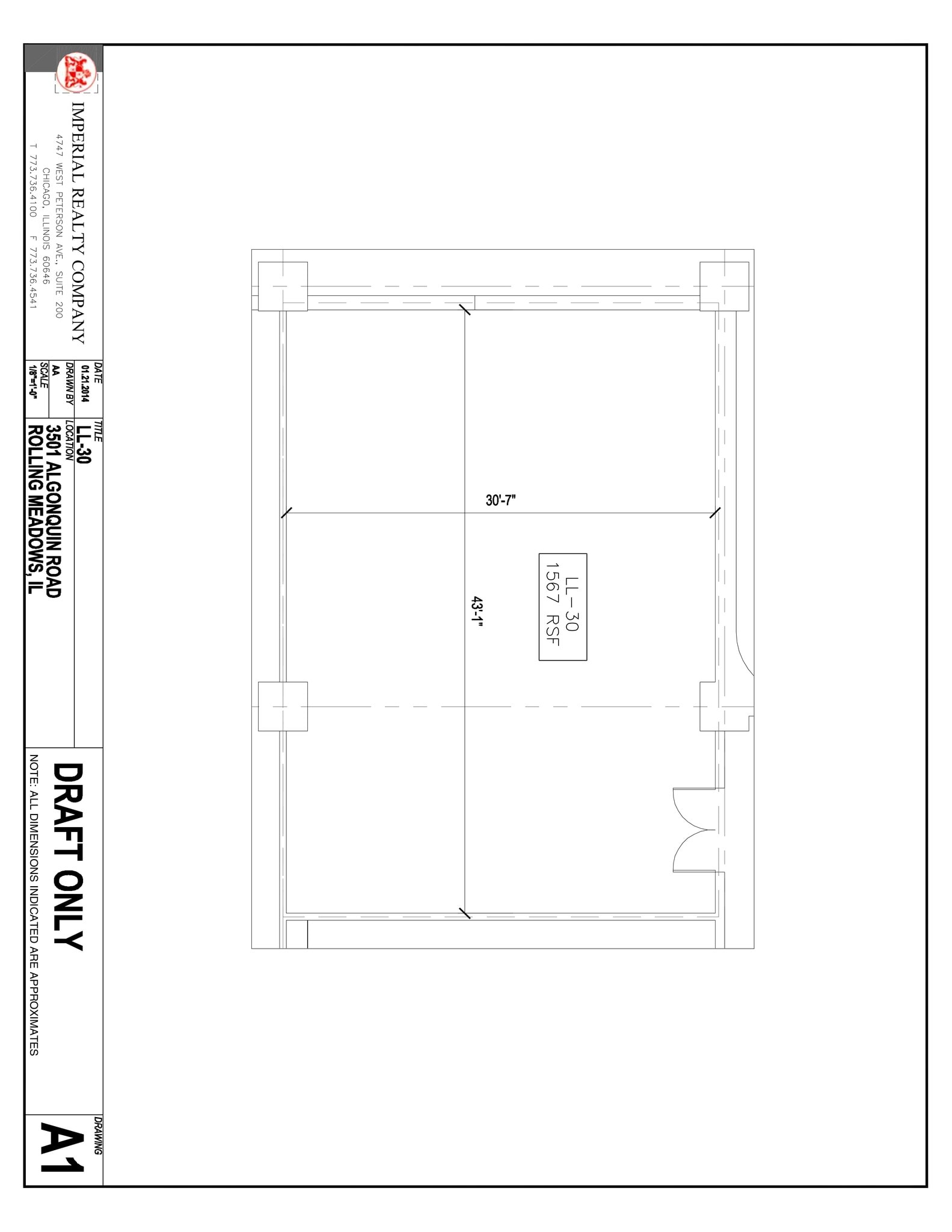 3501 Algonquin Rd, Rolling Meadows, IL for lease Site Plan- Image 1 of 1