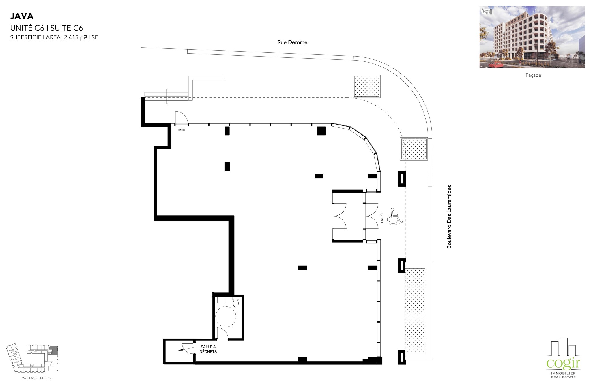 48-64 Boul des Laurentides, Laval, QC à louer Plan de site- Image 1 de 1