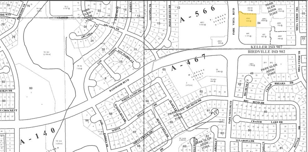 5407 Basswood Blvd, Fort Worth, TX à louer - Plan cadastral - Image 2 de 27