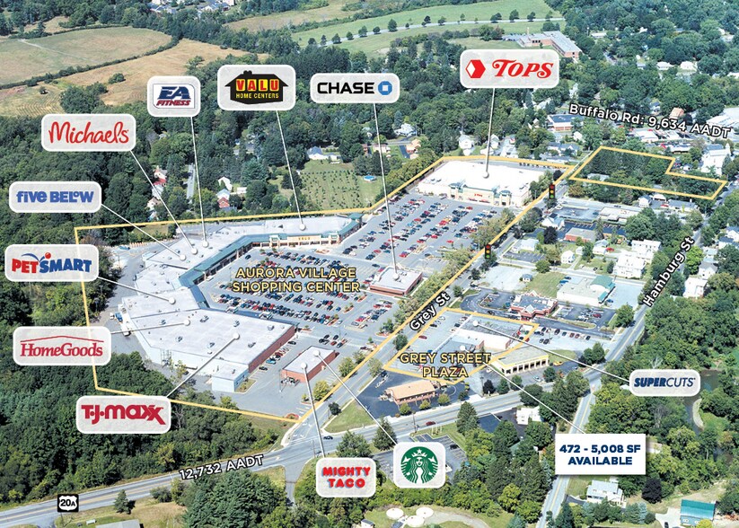 123 Grey St, East Aurora, NY à louer - Aérien - Image 2 de 8