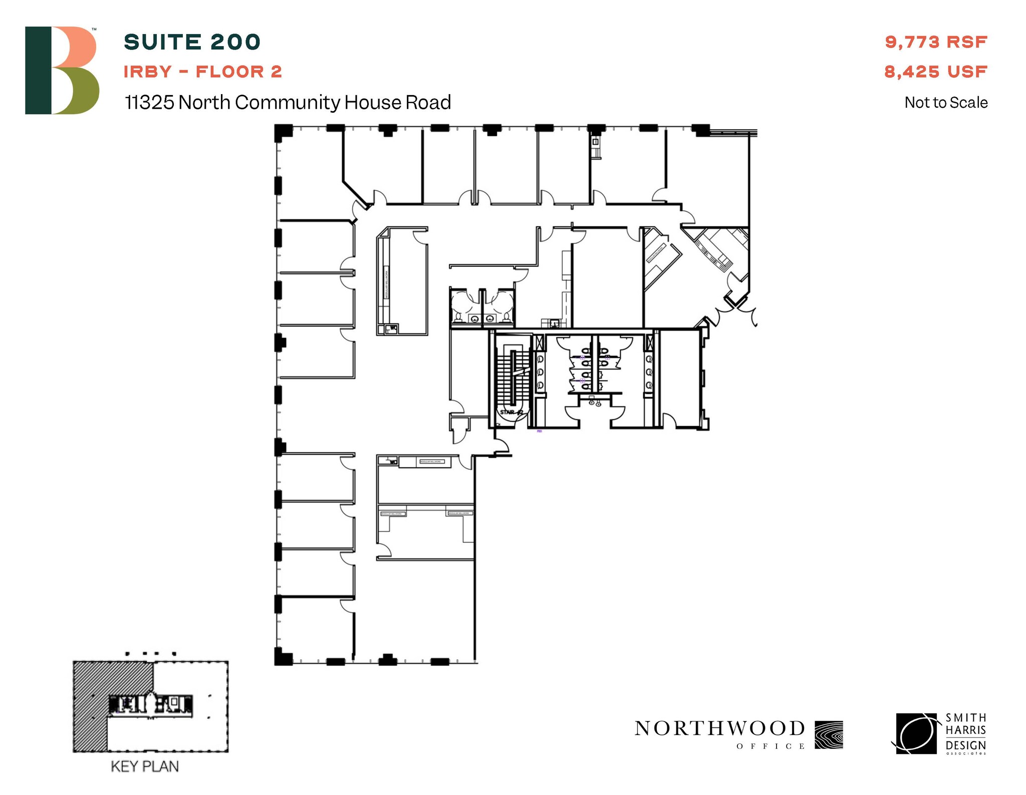 11325 N Community House Rd, Charlotte, NC à louer Plan d  tage- Image 1 de 1