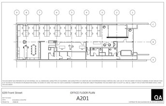 639 Front St, San Francisco, CA for lease Floor Plan- Image 1 of 1