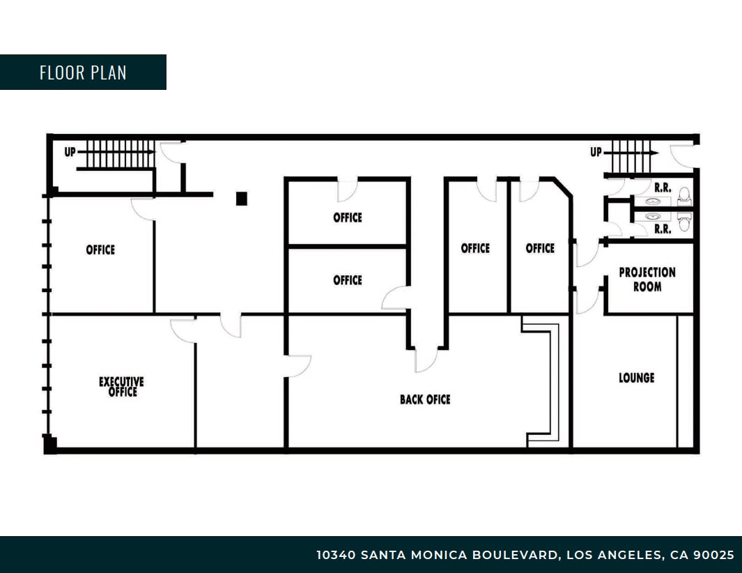 10340 Santa Monica Blvd, Los Angeles, CA for lease Floor Plan- Image 1 of 9