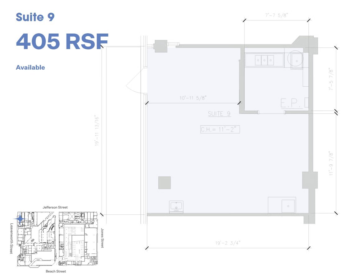333 Jefferson St, San Francisco, CA for lease Floor Plan- Image 1 of 1