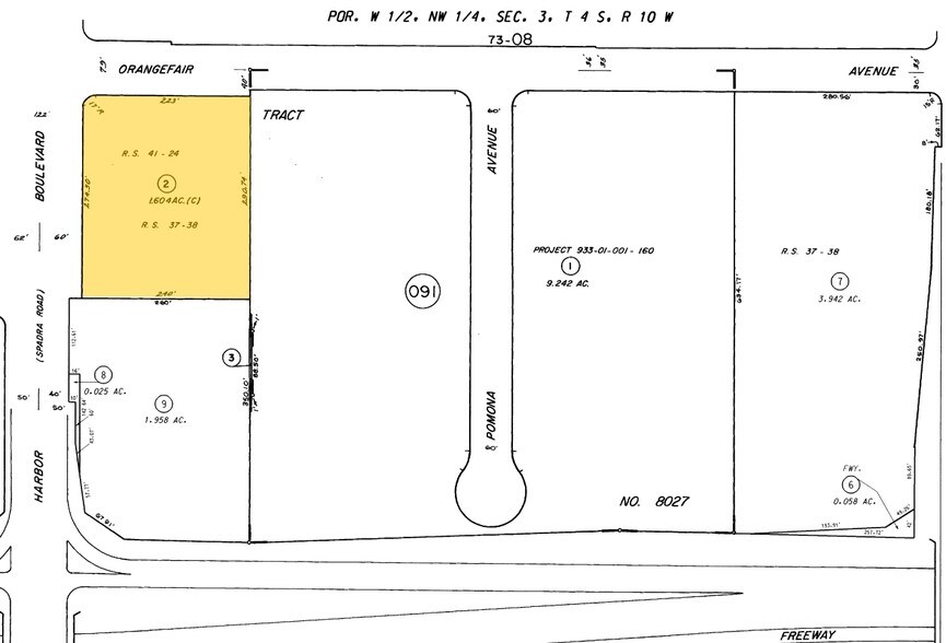1530 S Harbor Blvd, Fullerton, CA à louer - Plan cadastral - Image 2 de 2