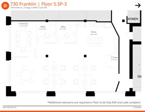 730 N Franklin St, Chicago, IL à louer Plan de site- Image 1 de 1