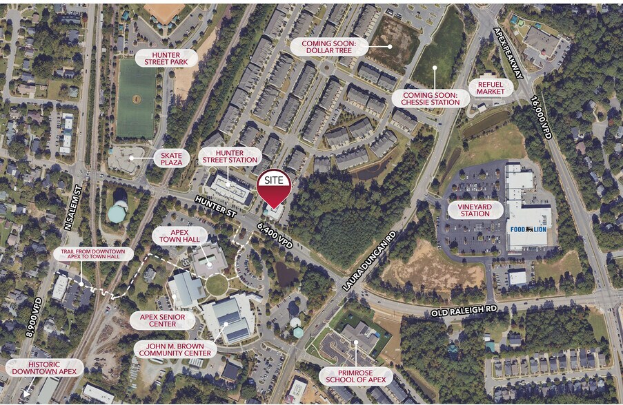 56 Hunter St, Apex, NC for lease - Building Photo - Image 2 of 3