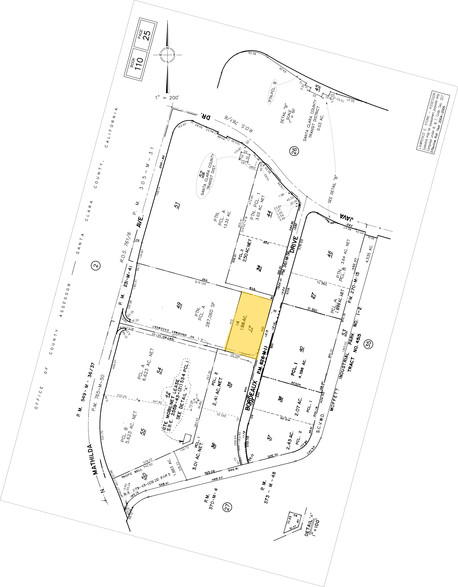 1215 Bordeaux Dr, Sunnyvale, CA for lease - Plat Map - Image 3 of 4