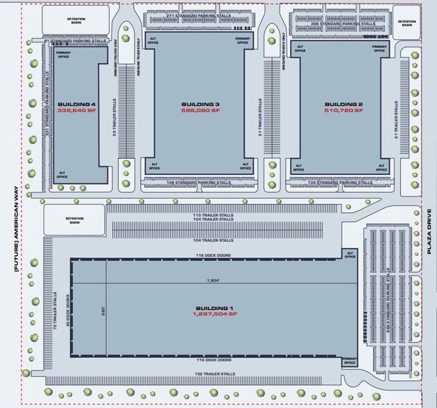 SWC Avenue Plaza Dr, Visalia, CA à louer - Plan de site - Image 2 de 2