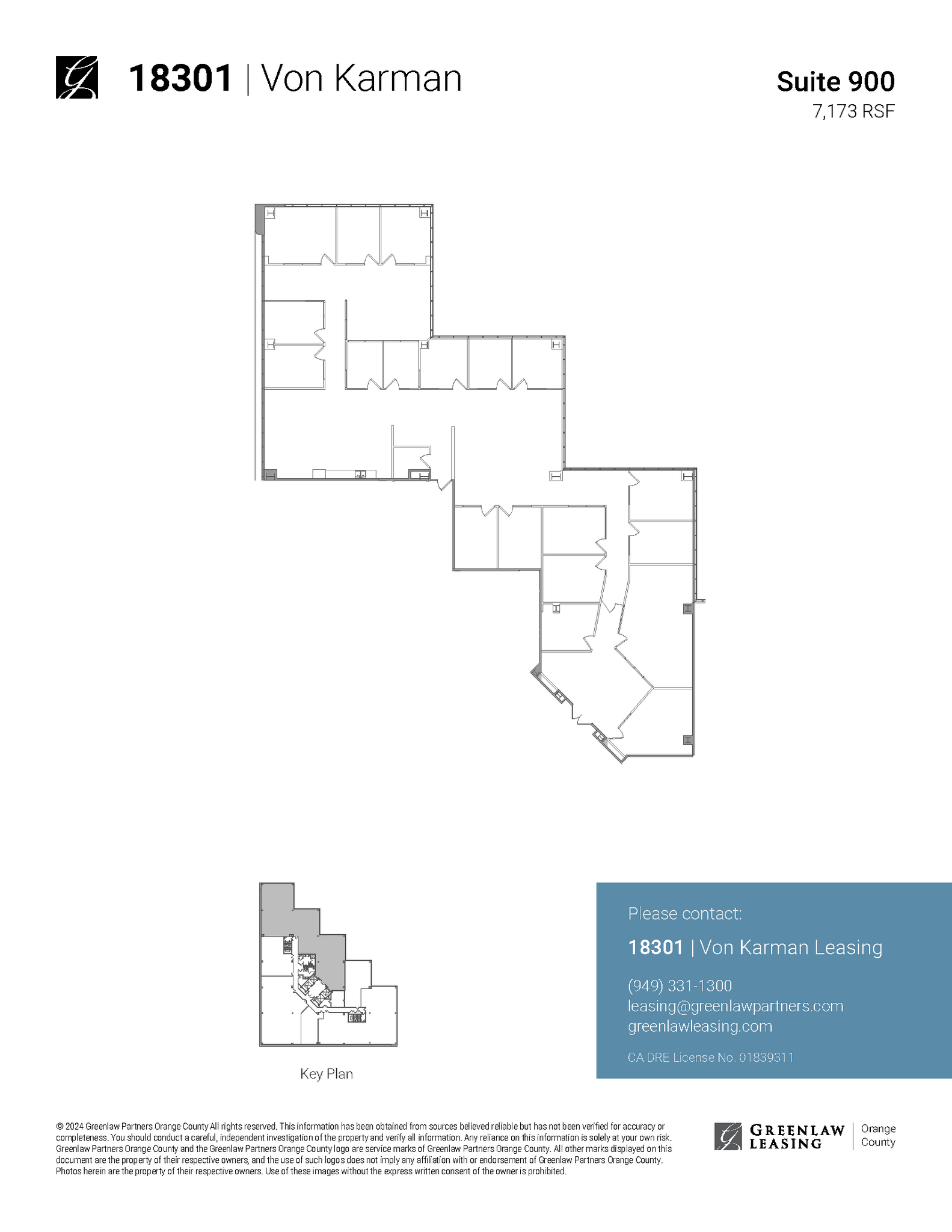 18301 Von Karman Ave, Irvine, CA à louer Plan d  tage- Image 1 de 1