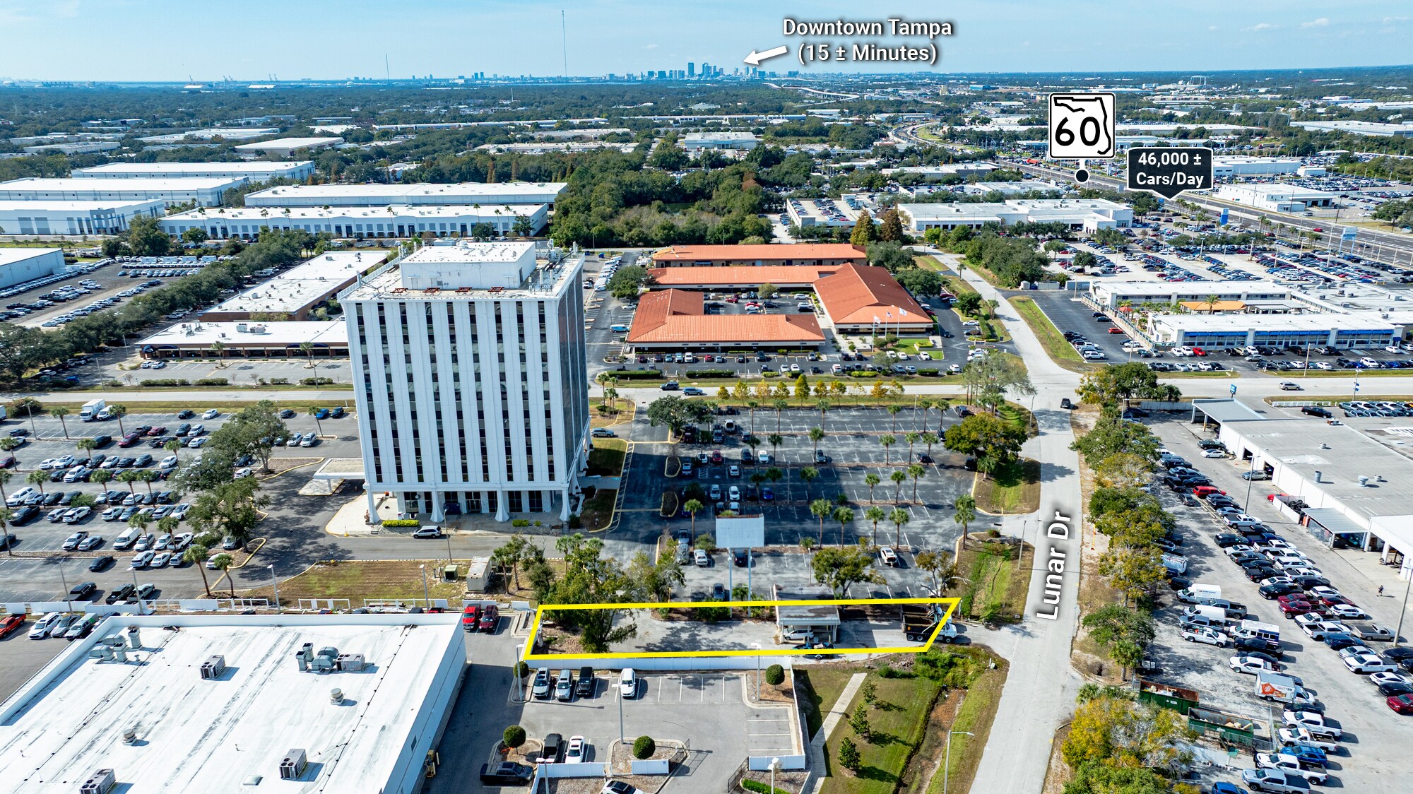 9737 Lunar Dr, Tampa, FL à vendre Aérien- Image 1 de 7