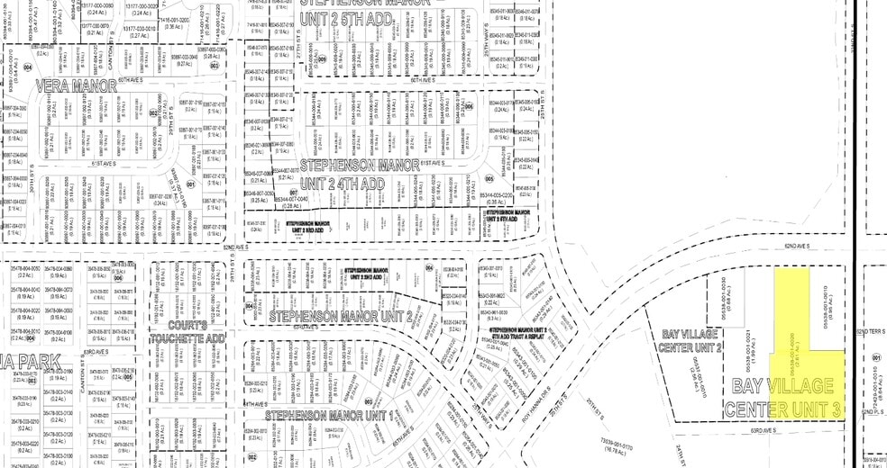 2220 S 62nd Ave, Saint Petersburg, FL for sale - Plat Map - Image 2 of 10