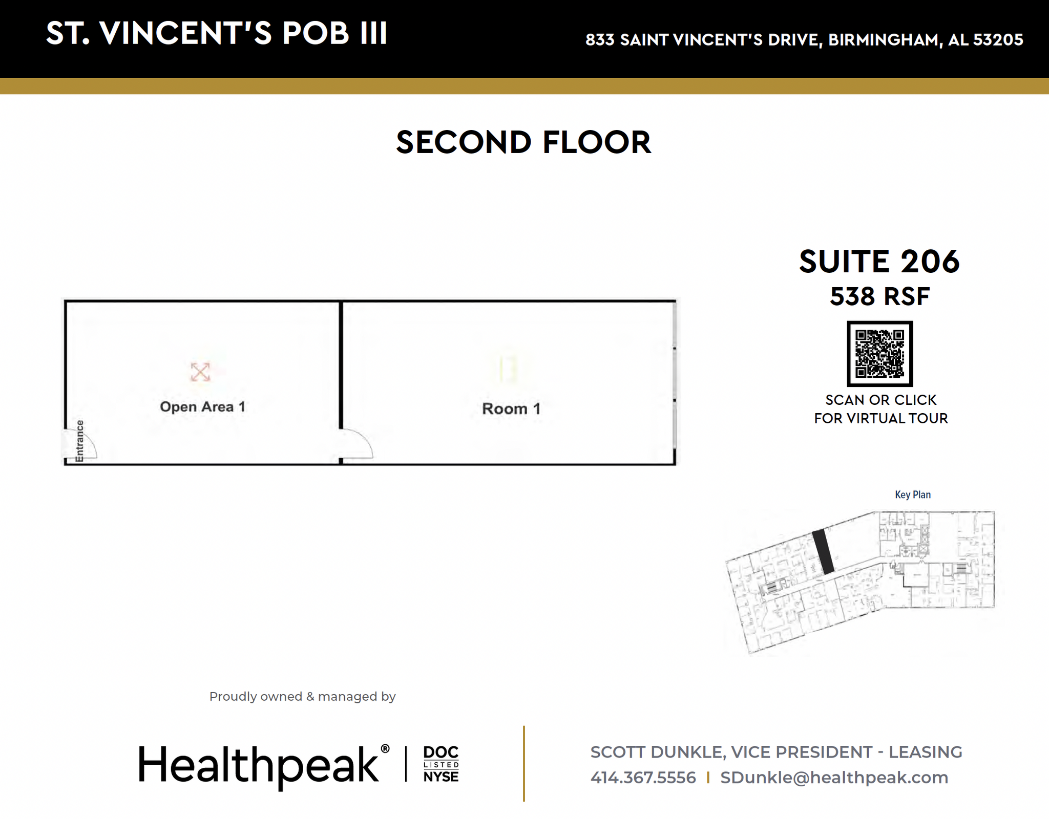 833 Saint Vincents Dr, Birmingham, AL for lease Floor Plan- Image 1 of 1