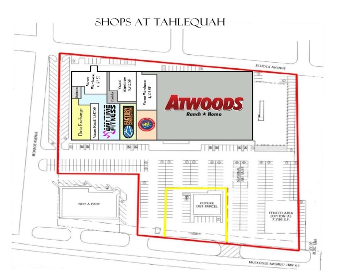 1741-1749 S Muskogee Ave, Tahlequah, OK for sale - Site Plan - Image 2 of 7