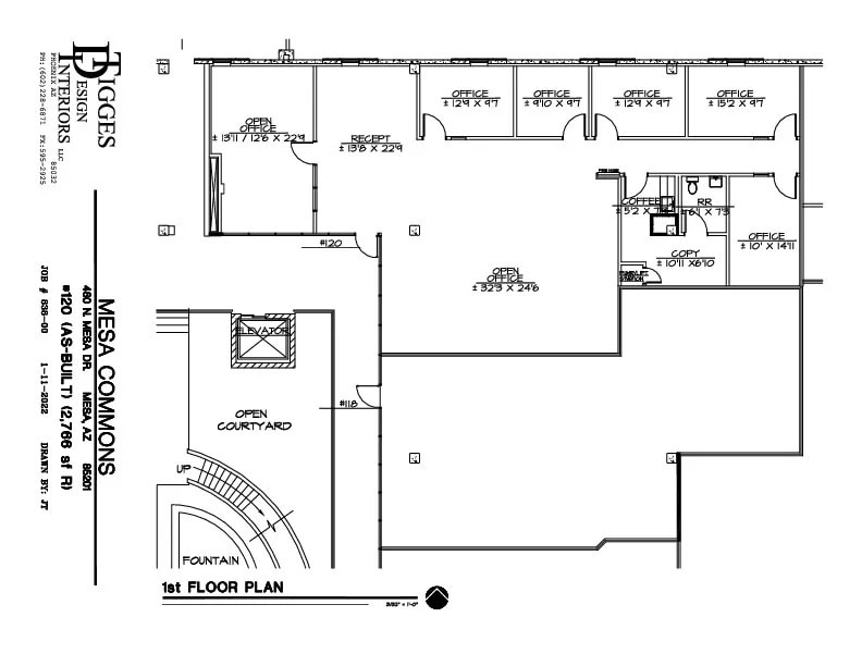460 N Mesa Dr, Mesa, AZ for sale Floor Plan- Image 1 of 1