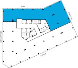 1101 Vermont Ave NW, Washington, DC à louer Plan d’étage- Image 1 de 1