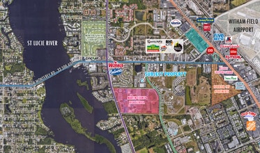 2642-2658 SE Willoughby Blvd, Stuart, FL - Aerial  map view
