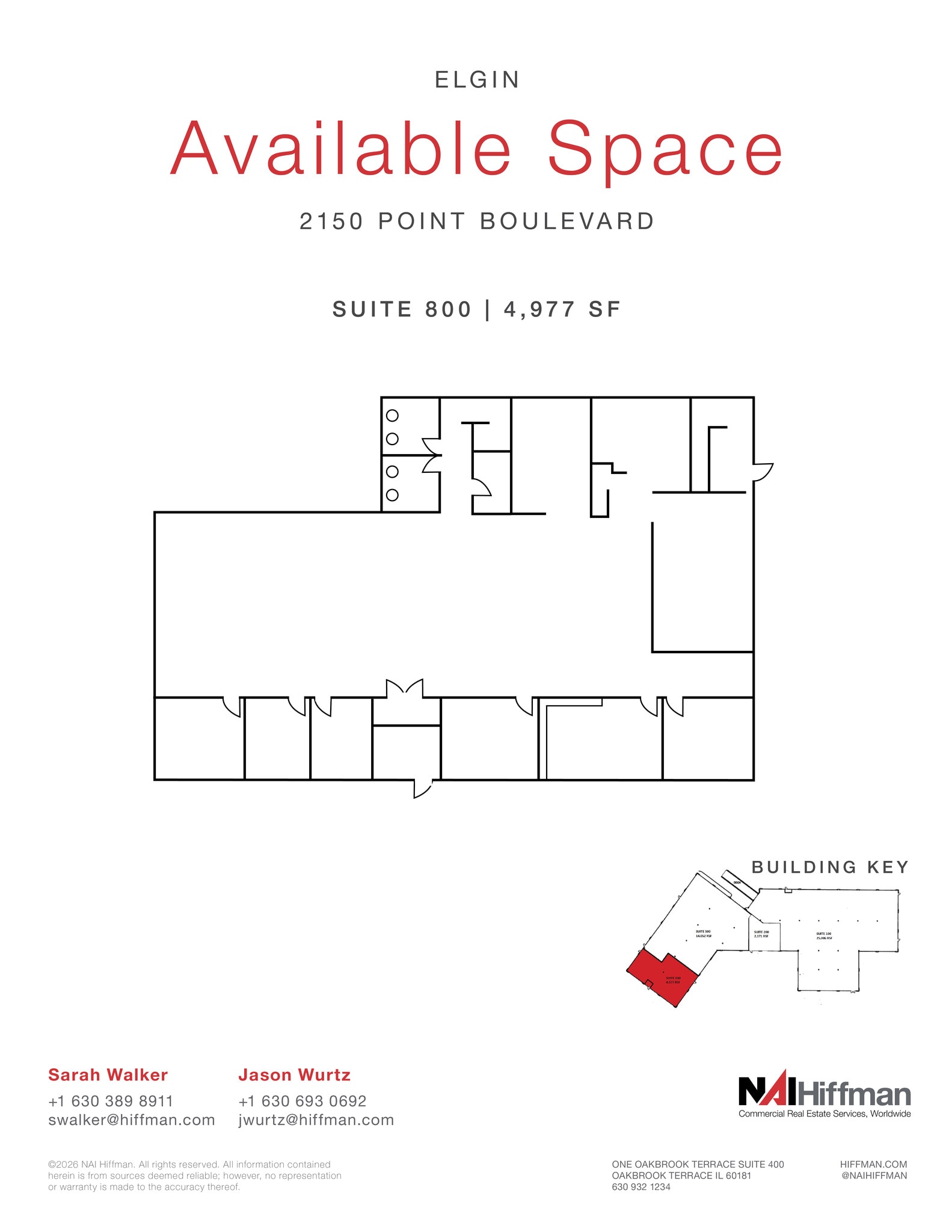 2150 Point Blvd, Elgin, IL à louer Plan d’étage- Image 1 de 5