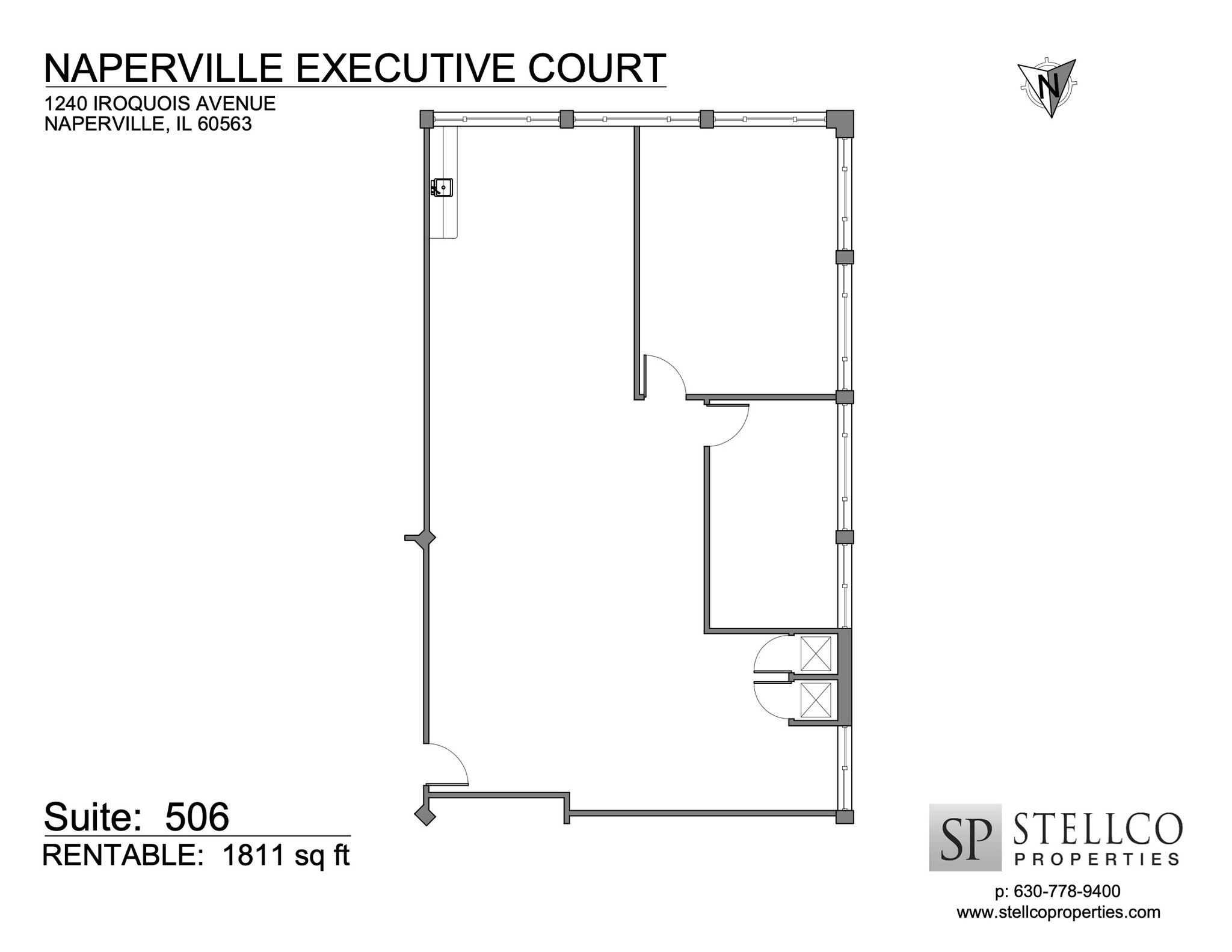 1220-1280 Iroquois Ave, Naperville, IL à louer Plan d’étage- Image 1 de 1