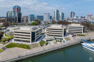 340 Golden Shore, Long Beach, CA - Aerial map view