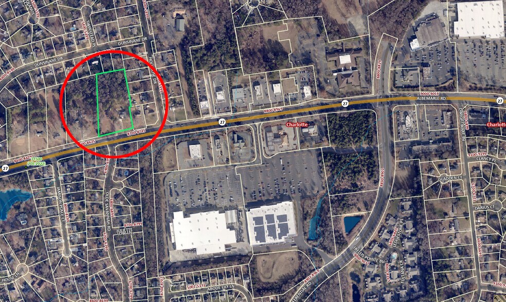 8705 Albemarle Rd, Charlotte, NC for sale - Aerial - Image 2 of 5