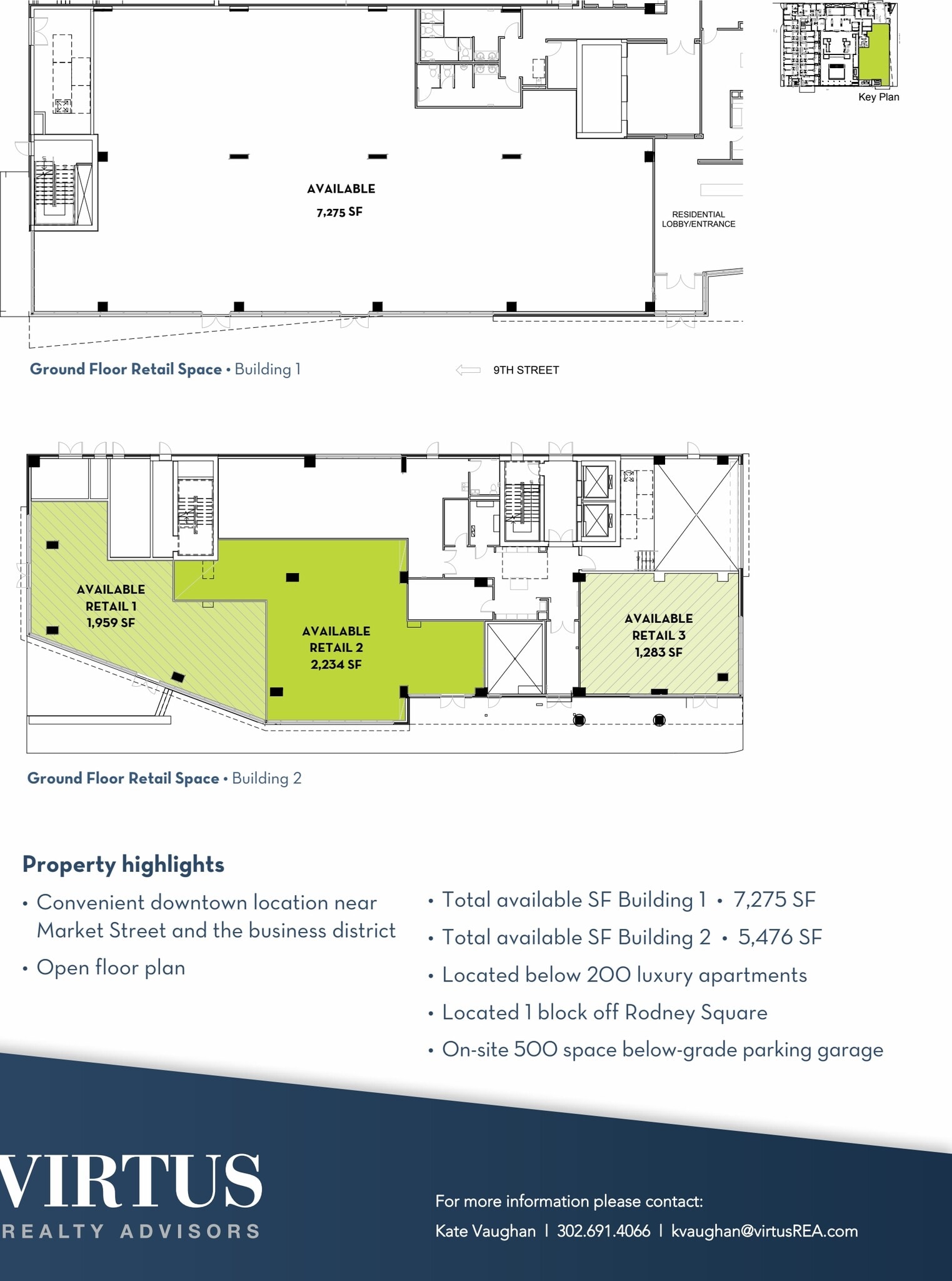 116 W 9th St, Wilmington, DE à louer Plan d’étage- Image 1 de 1