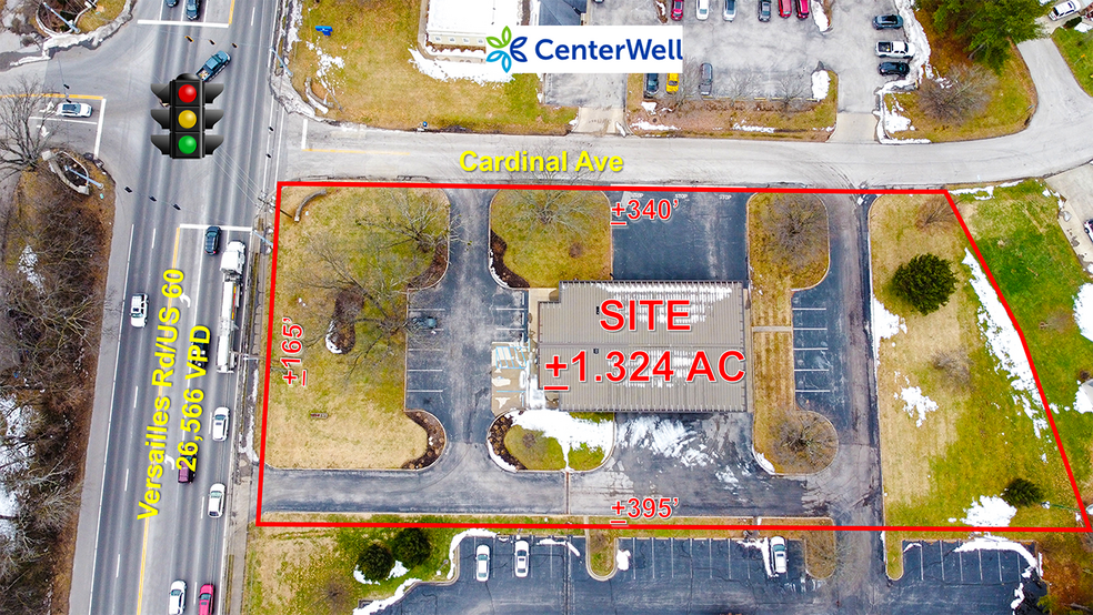 555 Versailles Rd, Frankfort, KY for sale - Aerial - Image 1 of 8