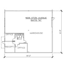 9005 Eton Ave, Canoga Park, CA for lease Floor Plan- Image 1 of 1