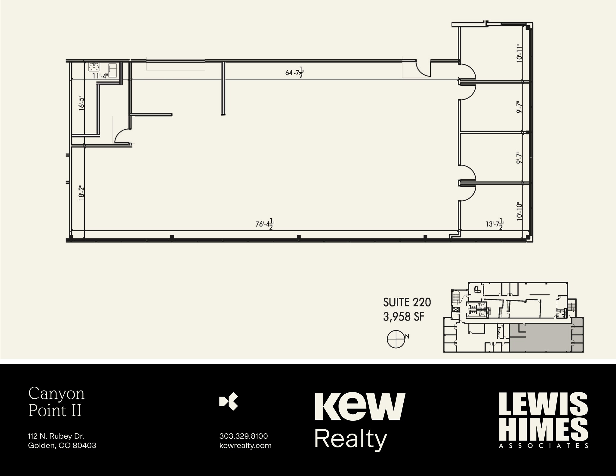 112 N Rubey Dr, Golden, CO à louer Plan de site- Image 1 de 1