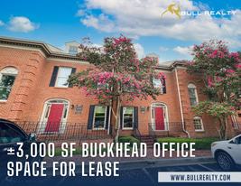 ±3,000 SF Buckhead Office Space - Services immobiliers commerciaux