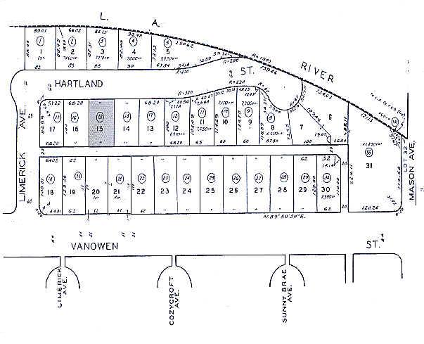 20618 Hartland St, Winnetka, CA à vendre - Plan cadastral - Image 3 de 5