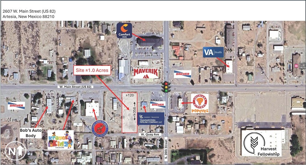 2607 Main st, Artesia, NM à vendre - Photo du bâtiment - Image 3 de 3