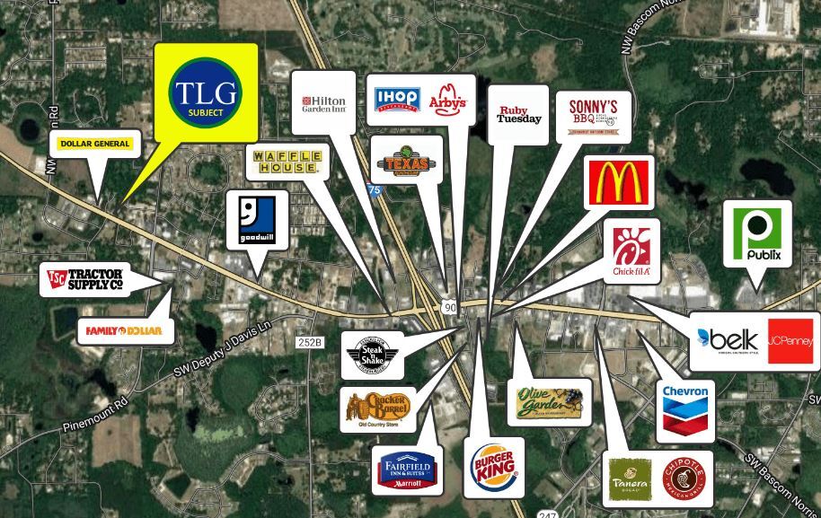 4967 W US Highway 90, Lake City, FL à vendre Photo du bâtiment- Image 1 de 9