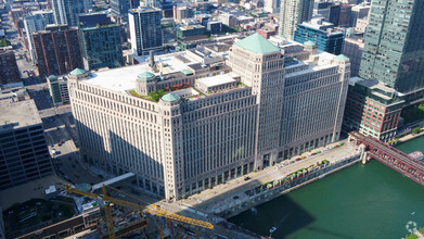 222 Merchandise Mart Plz, Chicago, IL - aerial  map view - Image1