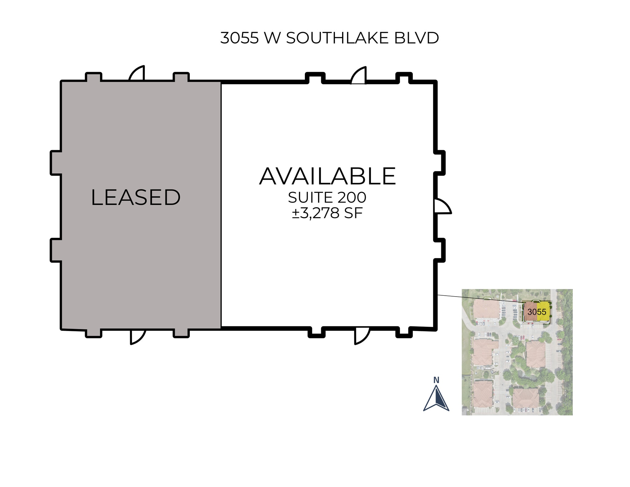 3055 W Southlake Blvd, Southlake, TX à louer Plan d’étage- Image 1 de 1