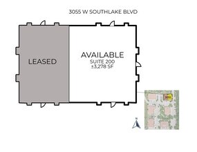 3055 W Southlake Blvd, Southlake, TX à louer Plan d’étage- Image 1 de 1