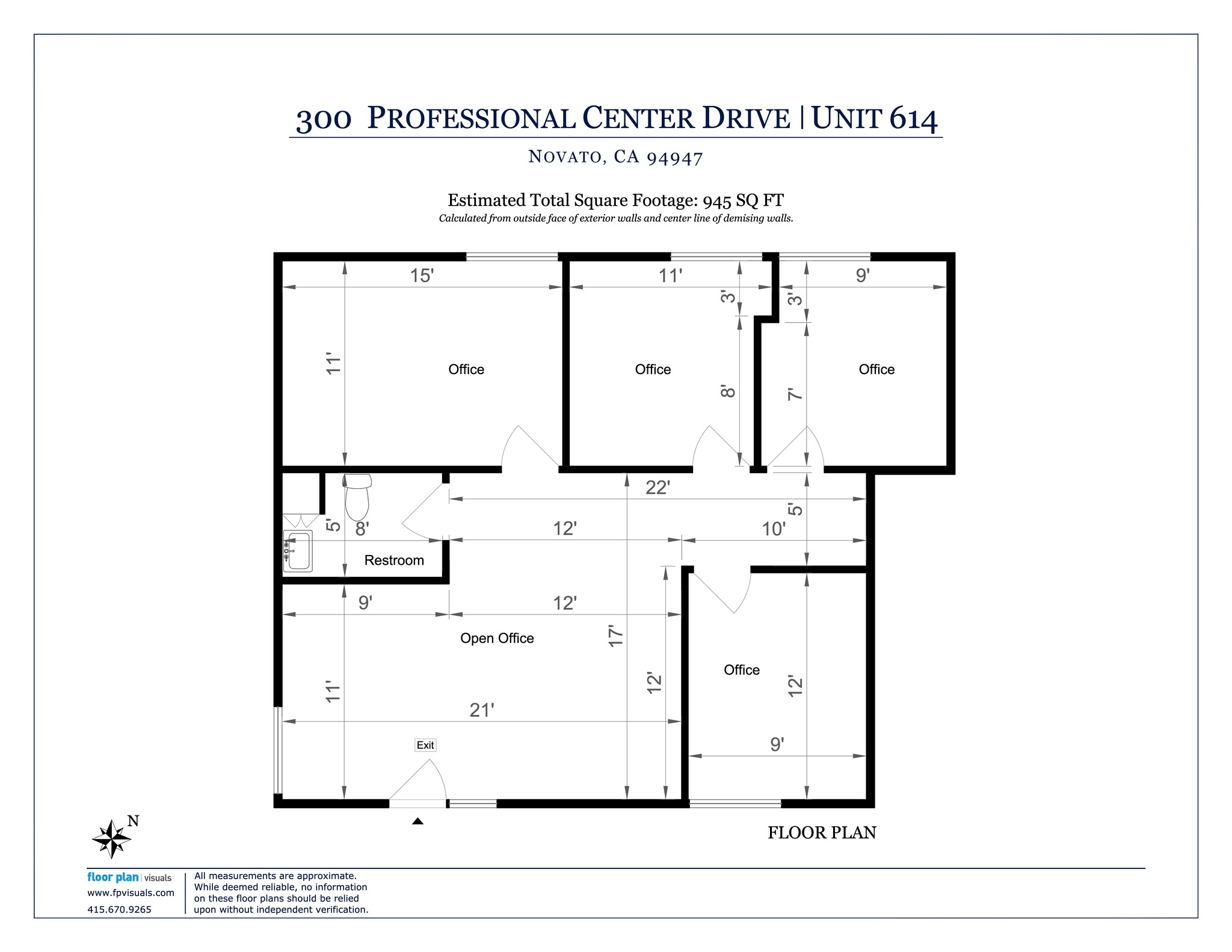 100 Professional Center Dr, Novato, CA for lease Site Plan- Image 1 of 1