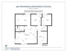 100 Professional Center Dr, Novato, CA for lease Site Plan- Image 1 of 1