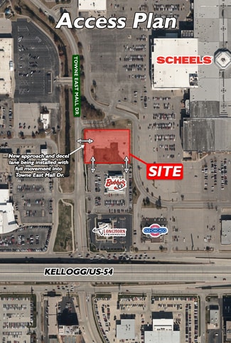 Plus de détails pour 368 Towne East Mall, Wichita, KS - Terrain à vendre