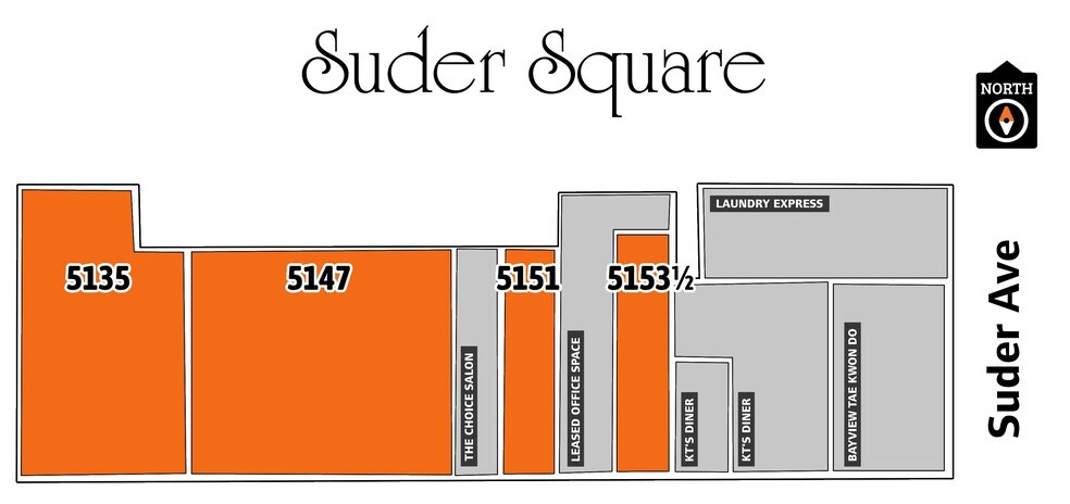 5109-5147 Suder Ave, Toledo, OH à louer - Photo du bâtiment - Image 2 de 8