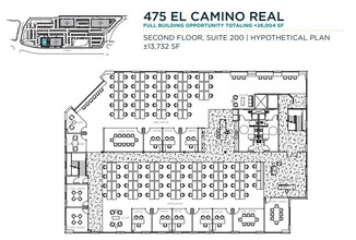 481-495 El Camino Real, Santa Clara, CA à louer Plan d  tage- Image 1 de 1